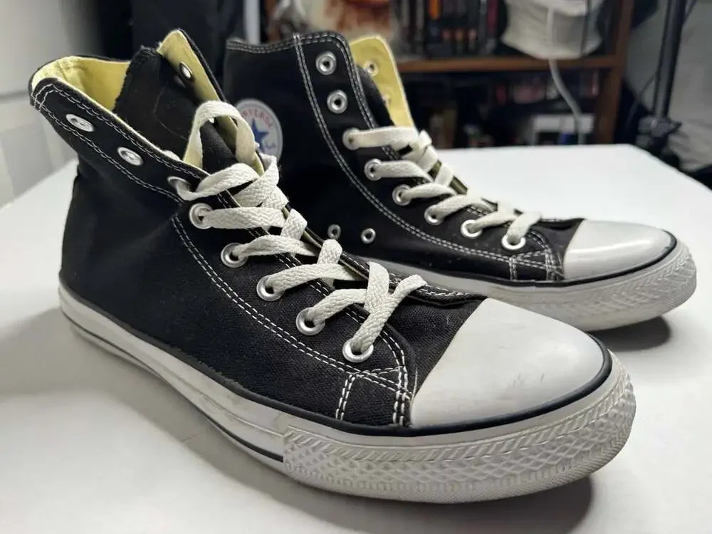 Converse Chuck Taylor All Star High Top Black Canvas Shoes